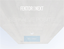 Tablet Screenshot of fektor.nl